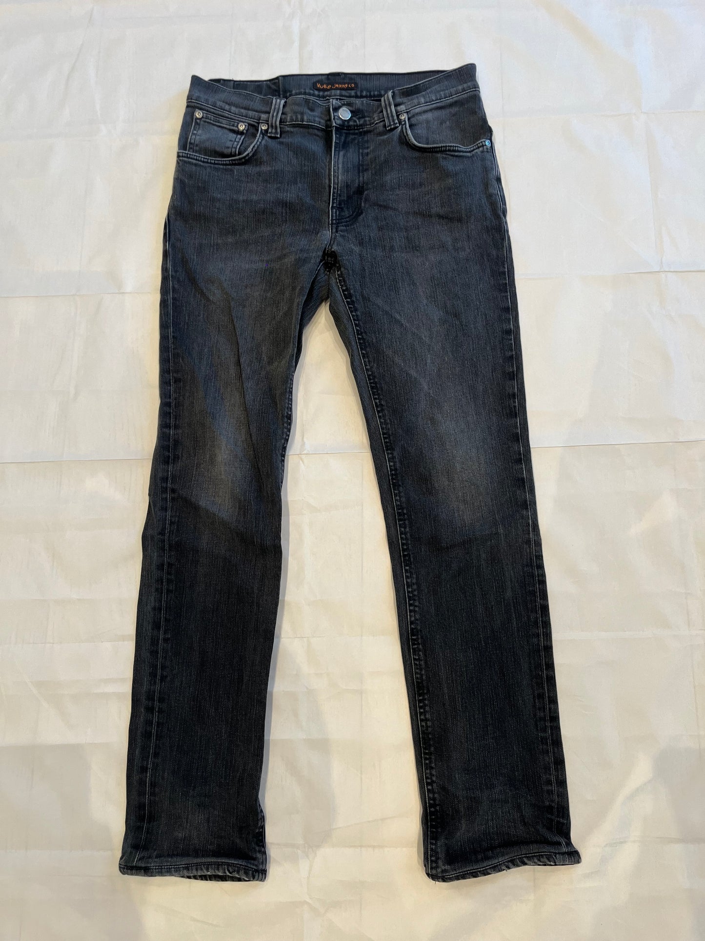Nudie Thin Finn Jeans Black Men's
