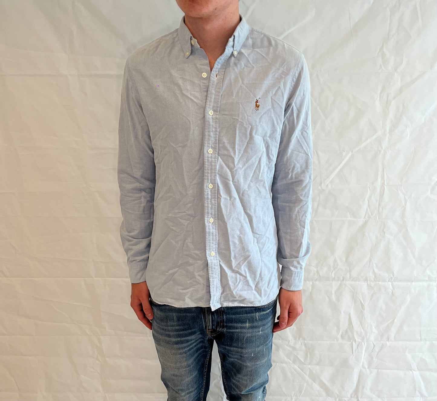 Polo Ralph Lauren Slim Fit Shirt Light Blue Men's