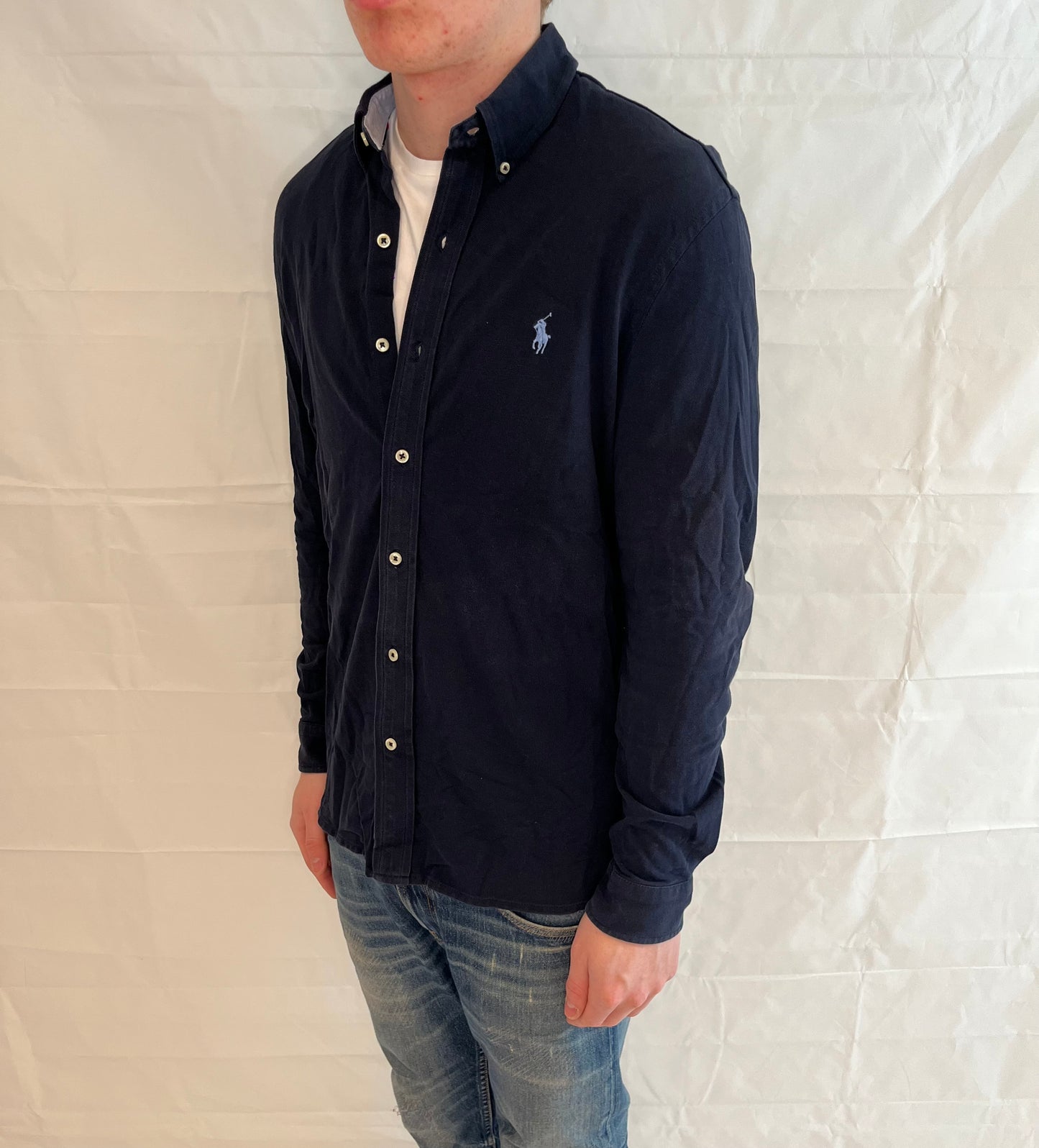 Polo Ralph Lauren Featherweight Mesh Shirt Blue Men's