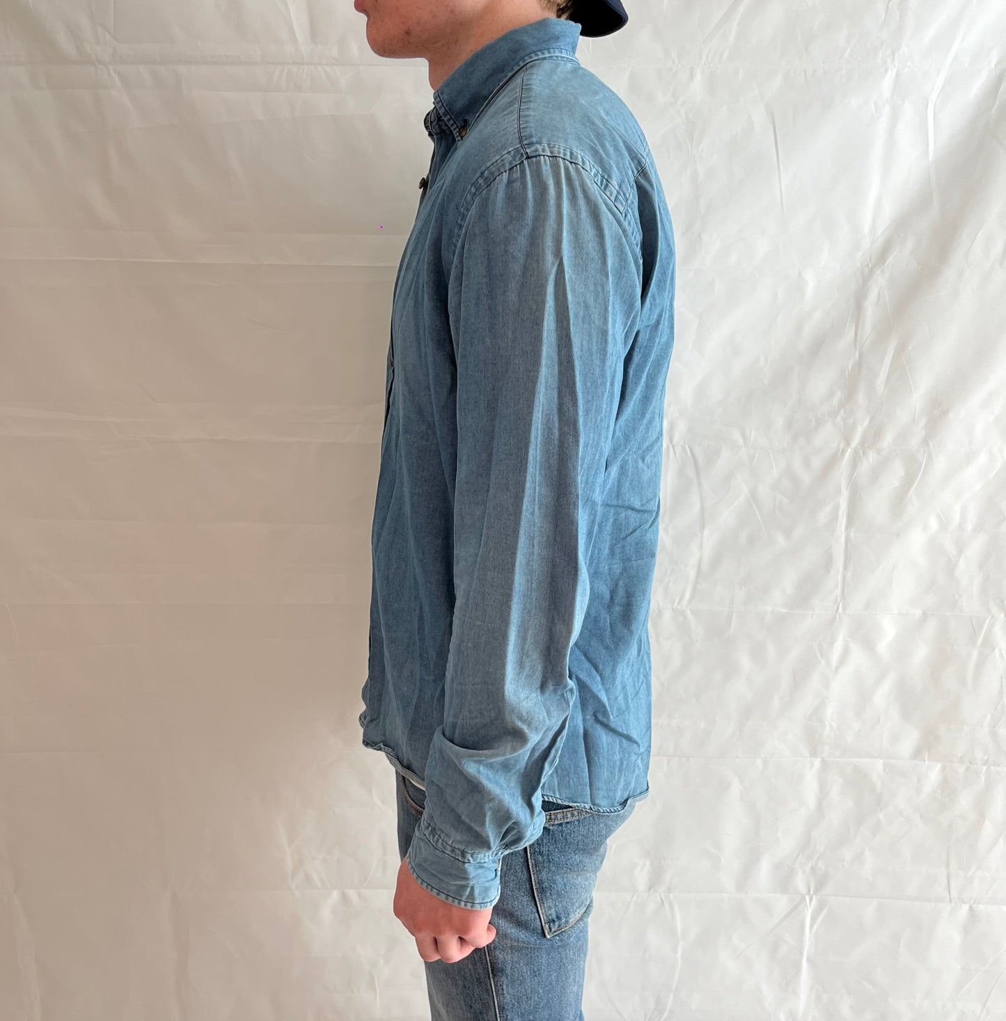 Morris Denim Shirt Blue Men's