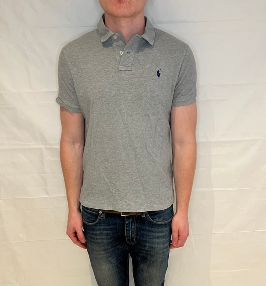 Polo Ralph Lauren Custom Slim Fit Polo Grey Men's