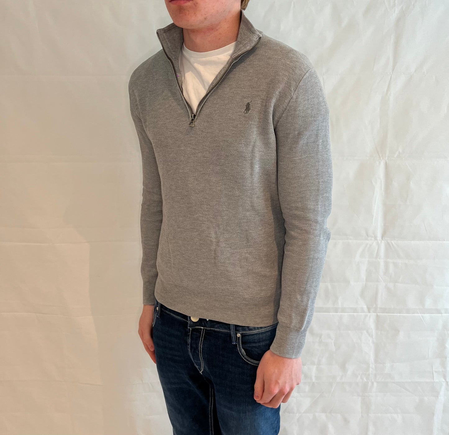 Polo Ralph Lauren Half Zip Grey Men's