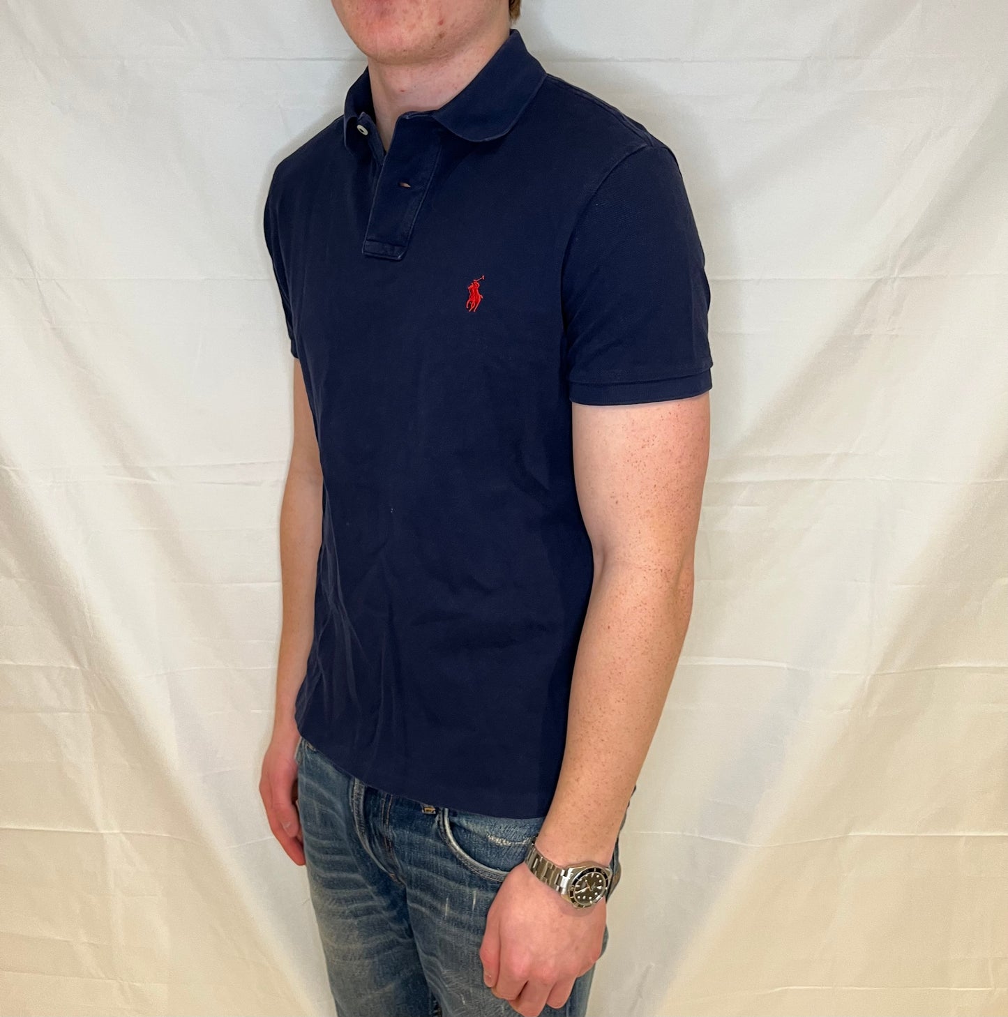 Polo Ralph Lauren Custom Slim Fit Polo Blue Men's