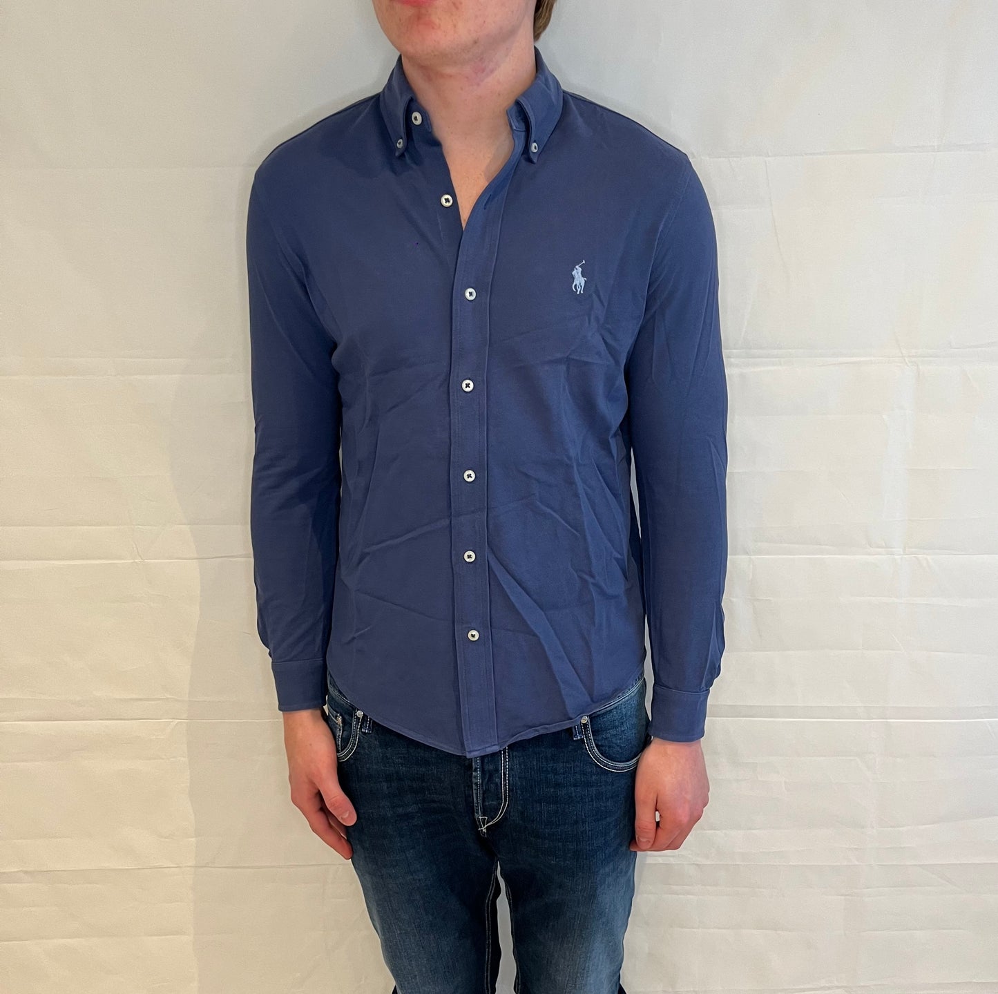 Polo Ralph Lauren Featherweight Mesh Shirt Blue Men's