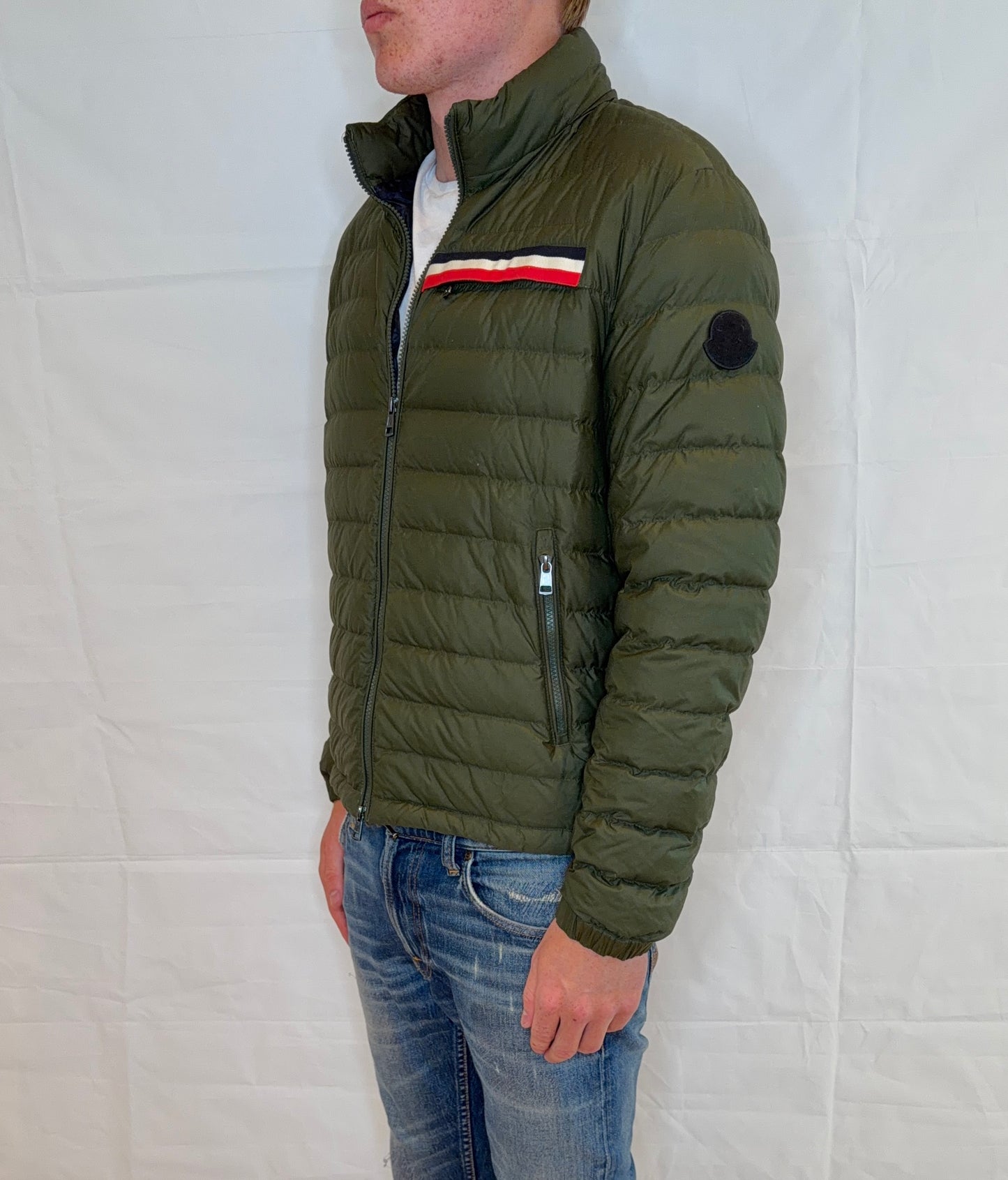 Moncler Jacket Olive Green Men's