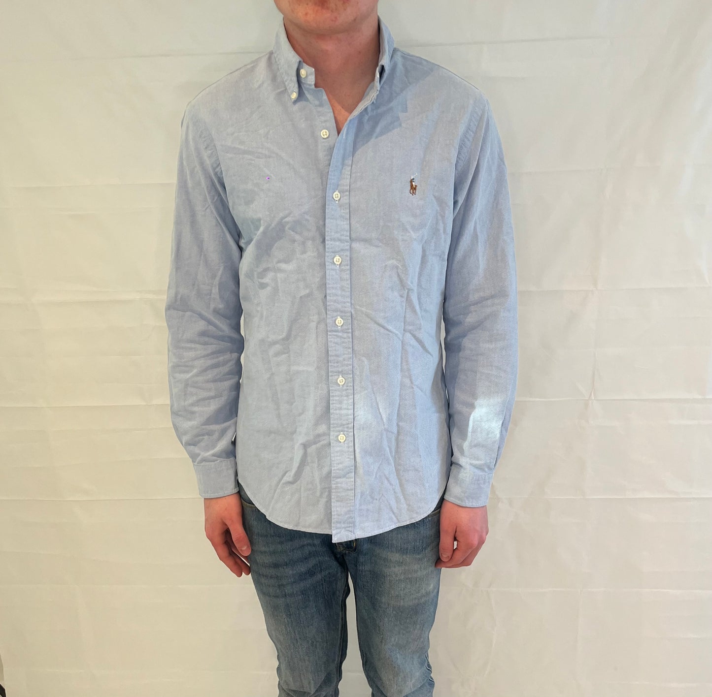 Polo Ralph Lauren Slim Fit Shirt Light Blue Men's