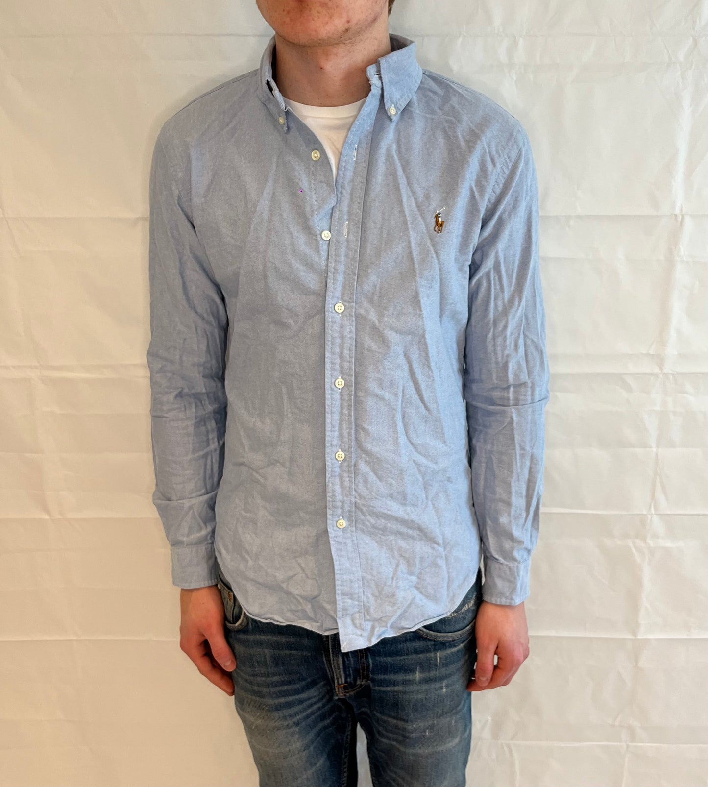 Polo Ralph Lauren Slim Fit Shirt Light Blue Men's