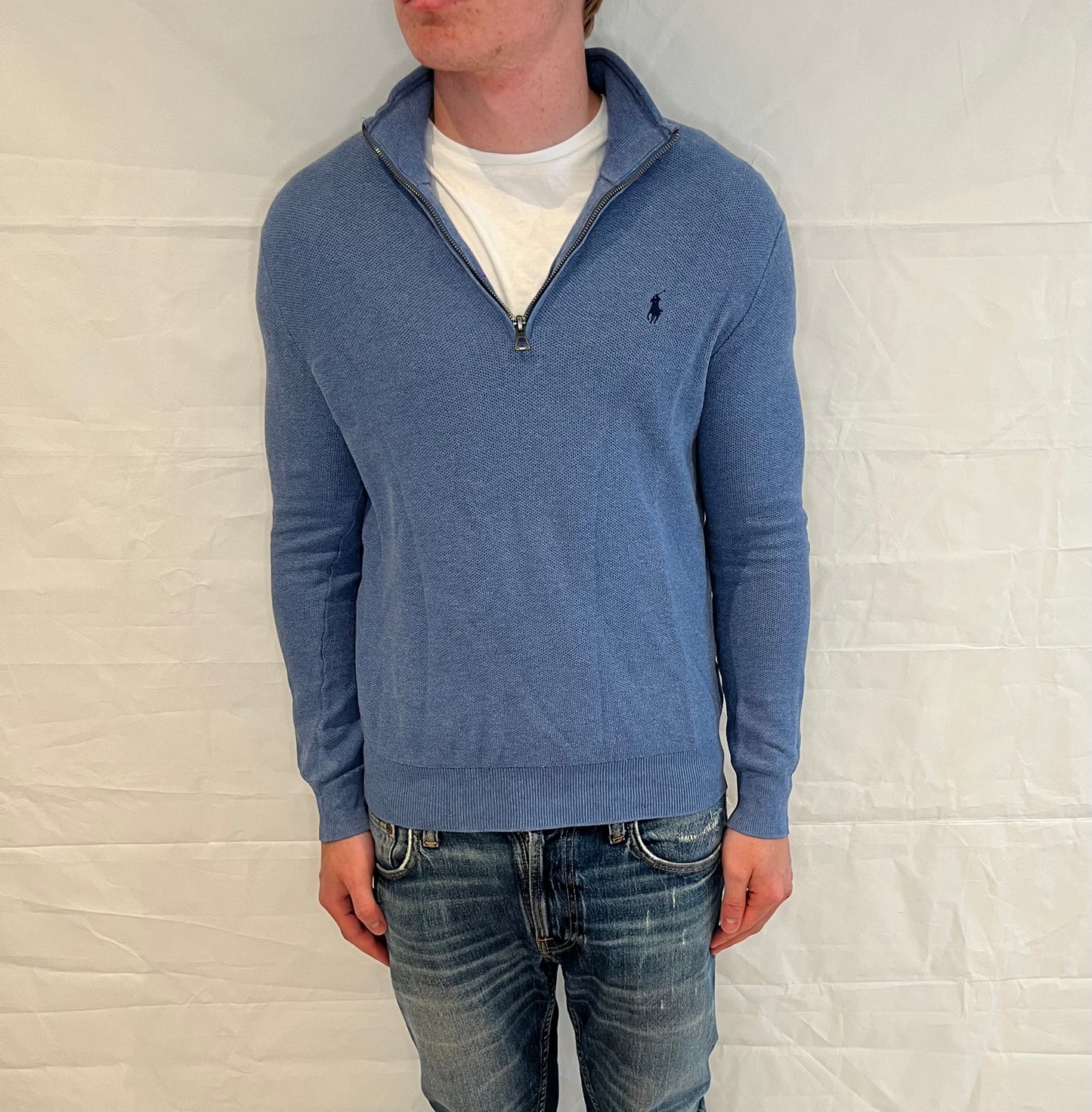 Polo Ralph Lauren Half Zip Light Blue Men's