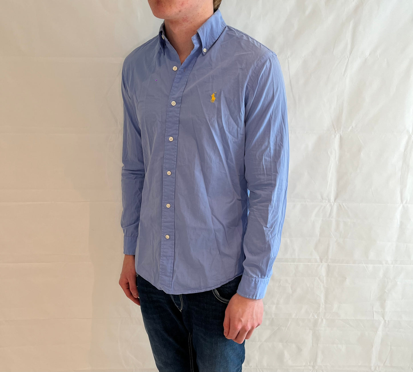 Polo Ralph Lauren Custom Fit Shirt Light Blue Men's