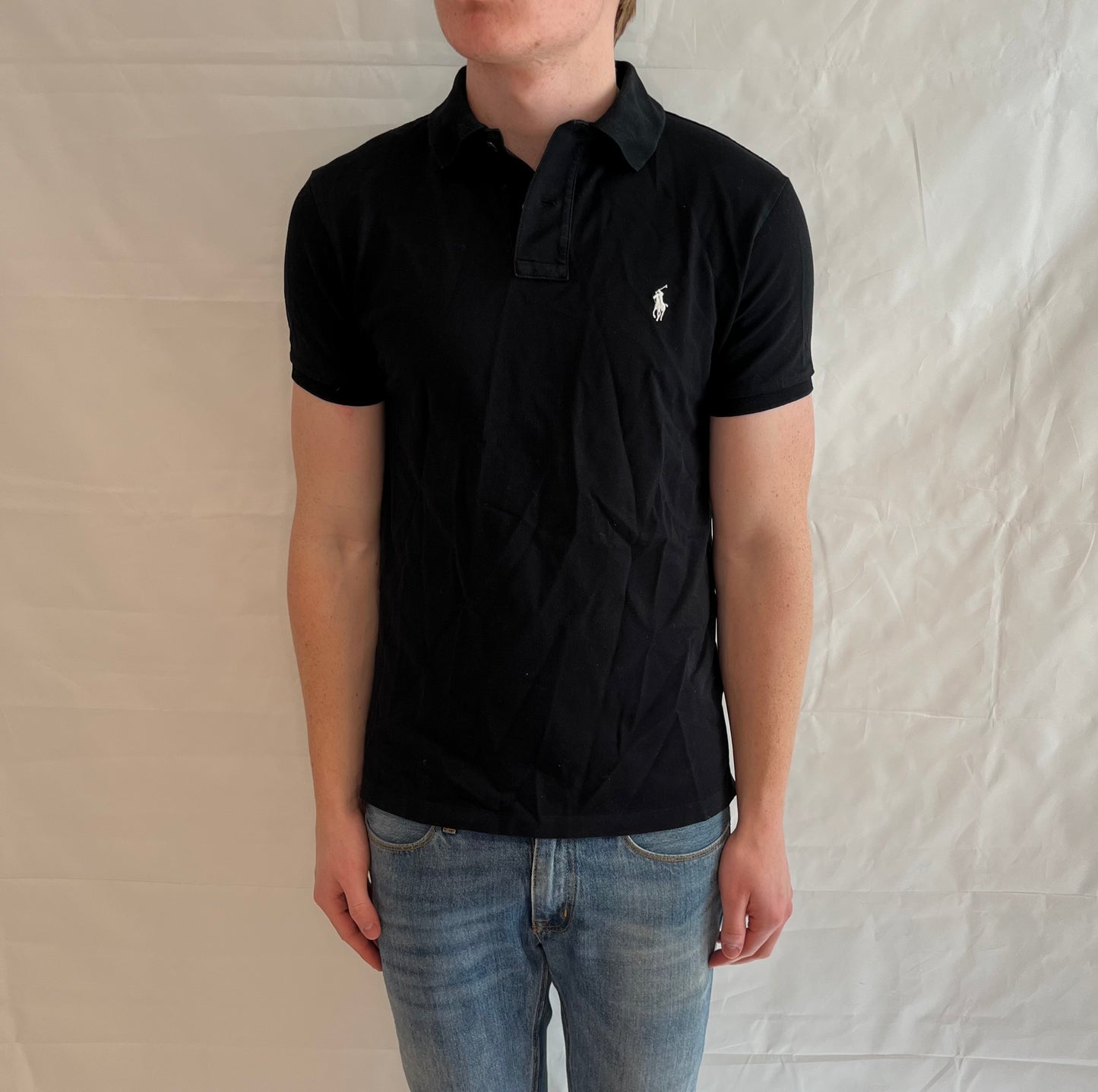 Polo Ralph Lauren Prima Stretch Mesh Polo Black Men's