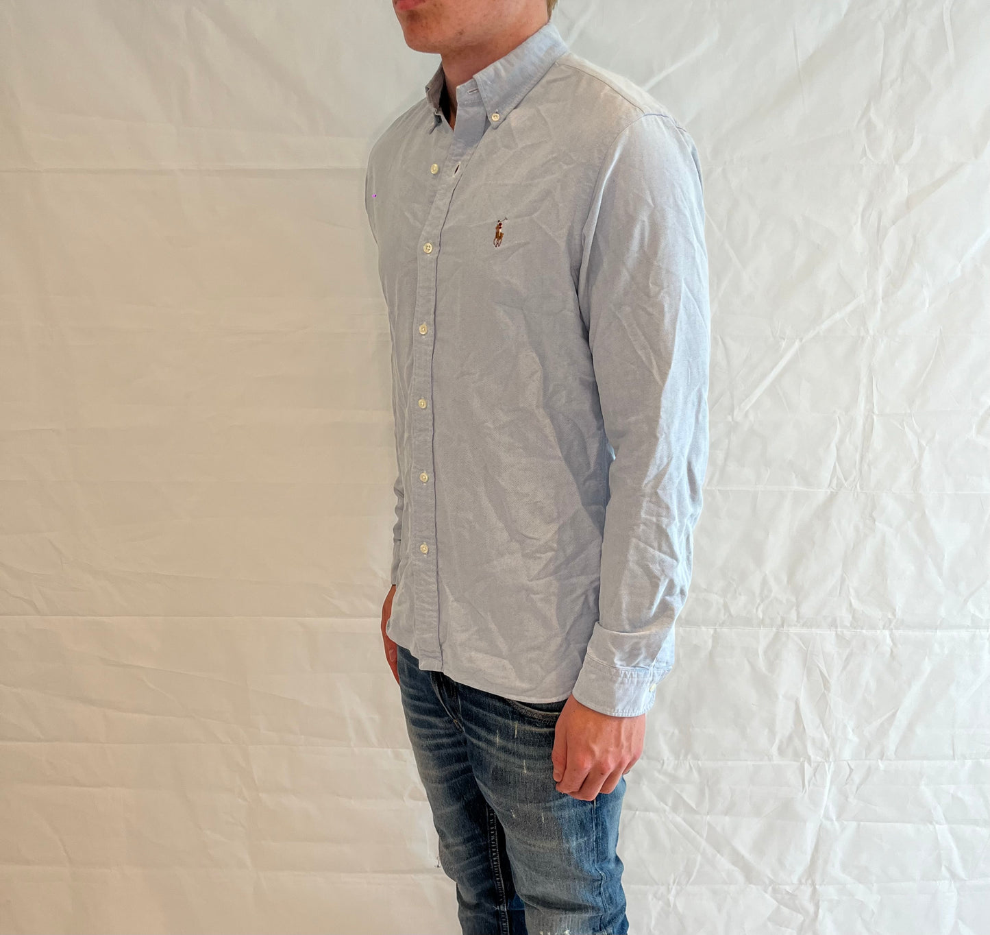 Polo Ralph Lauren Slim Fit Shirt Light Blue Men's