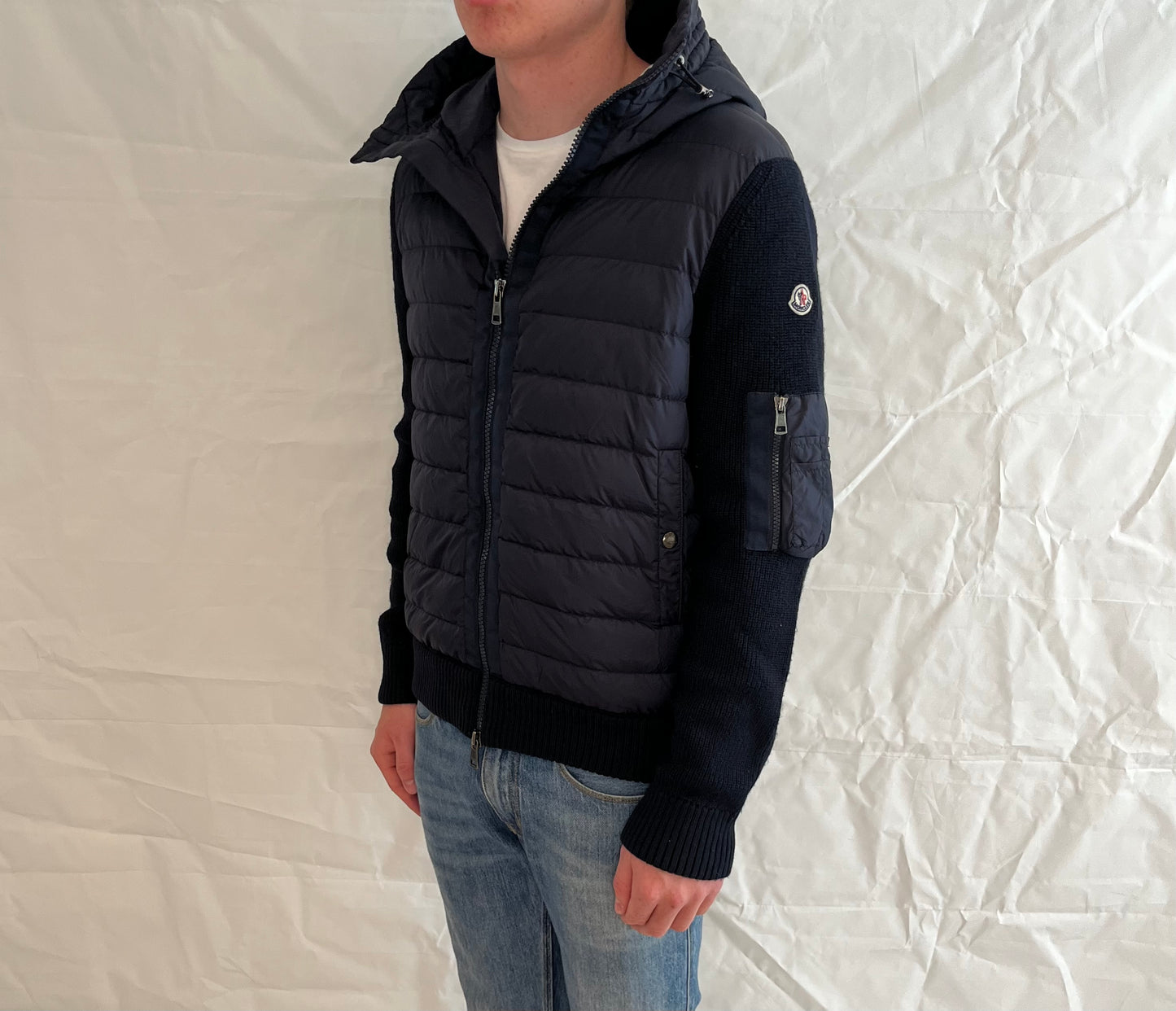 Moncler Tricot Cardigan Men's Blue