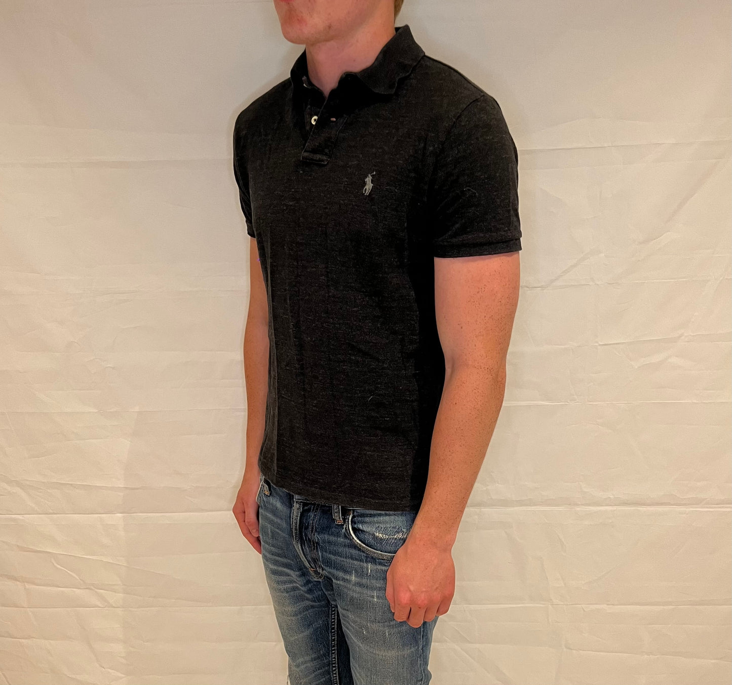 Polo Ralph Lauren Custom Slim Fit Polo Black Men's