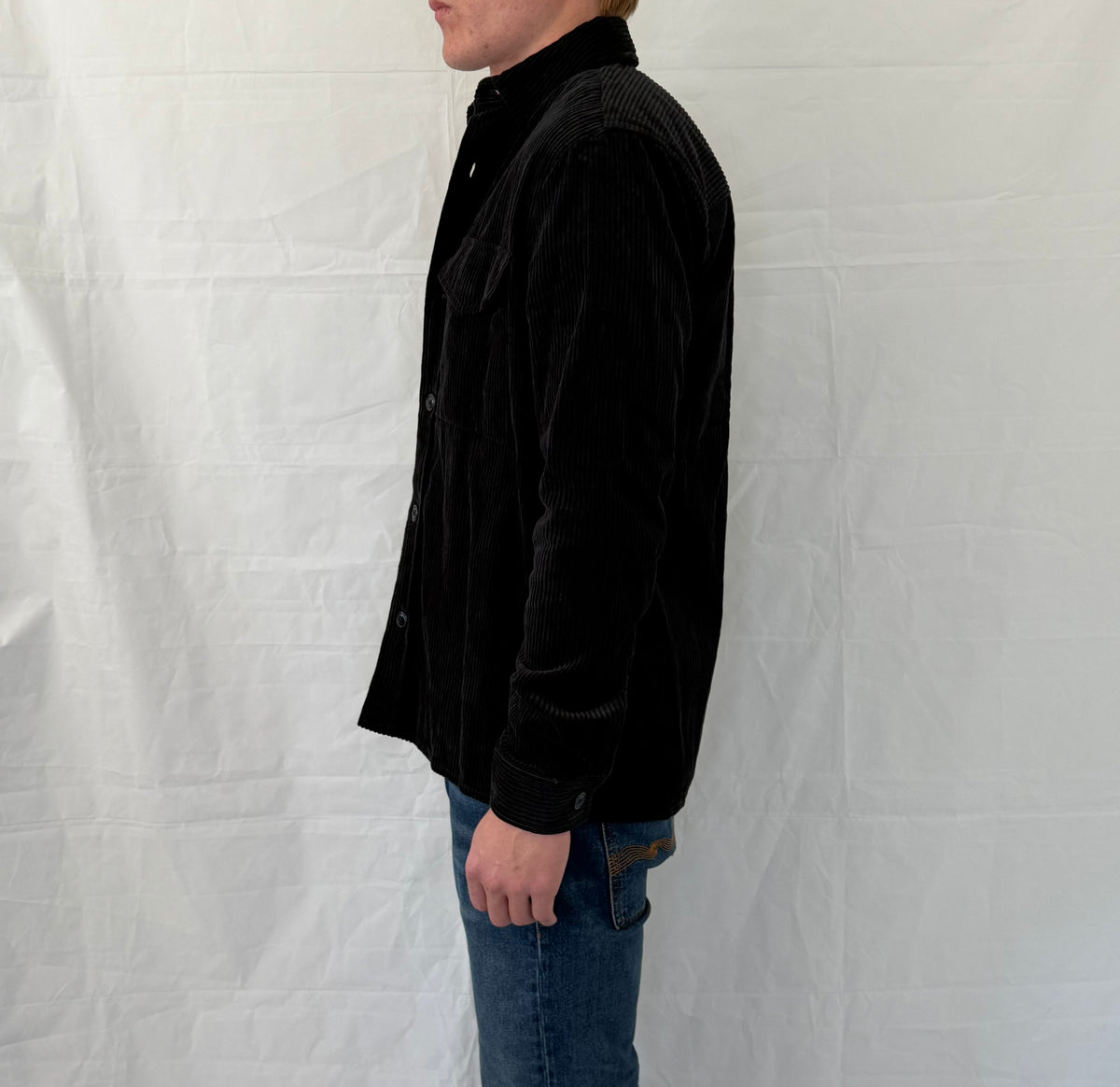 Samsoe Samsoe Manchester Overshirt Black Men's
