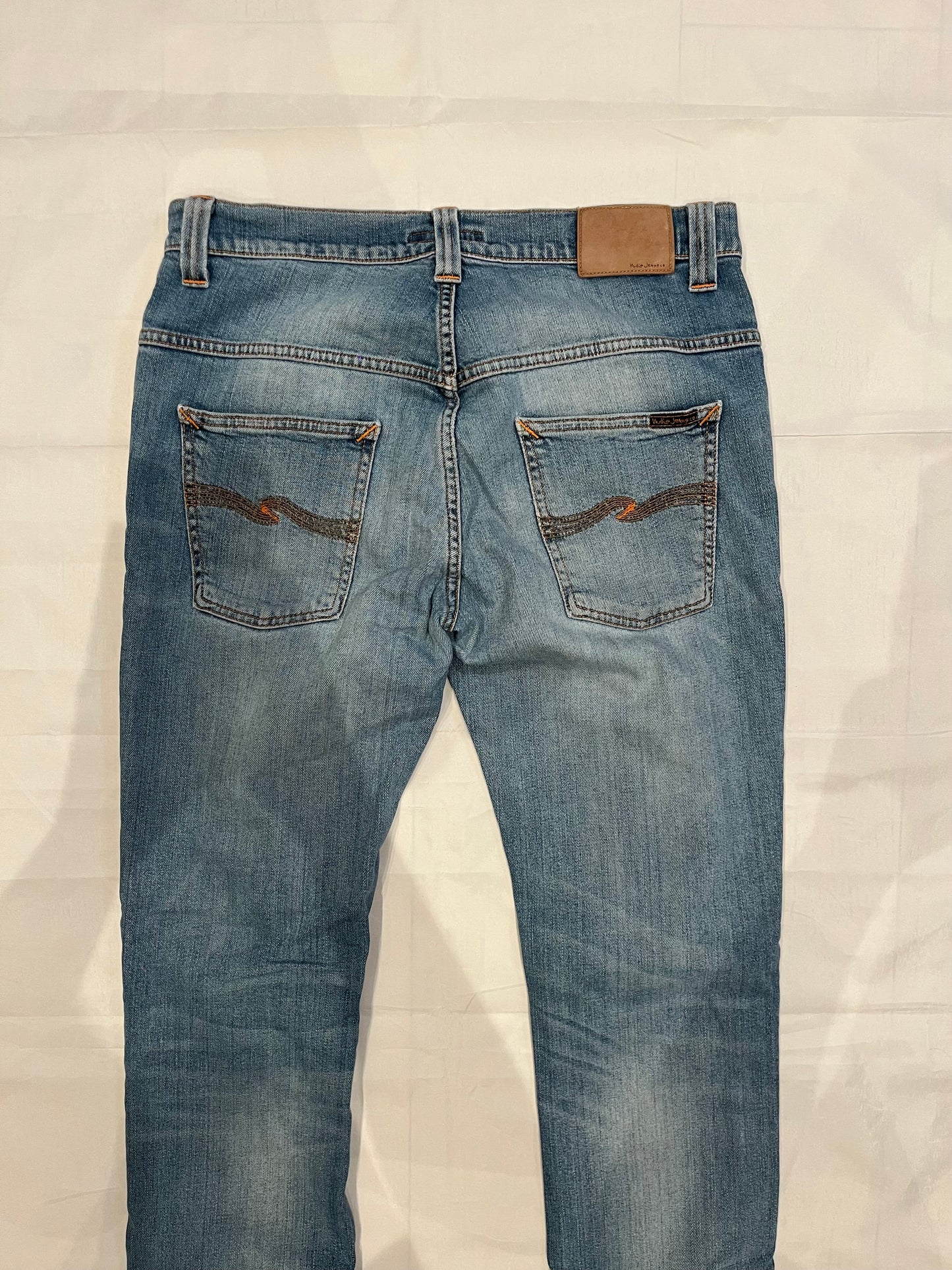 Nudie Thin Finn Jeans Light Blue Men's