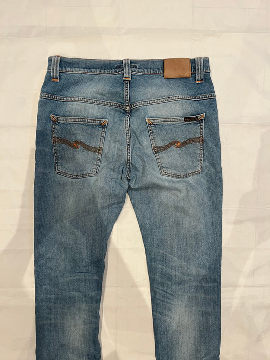 Nudie Thin Finn Jeans Light Blue Men's