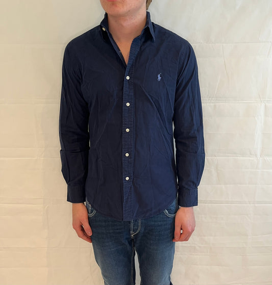 Polo Ralph Lauren Slim Fit 100% Cotton Stretch Shirt Blue Men's