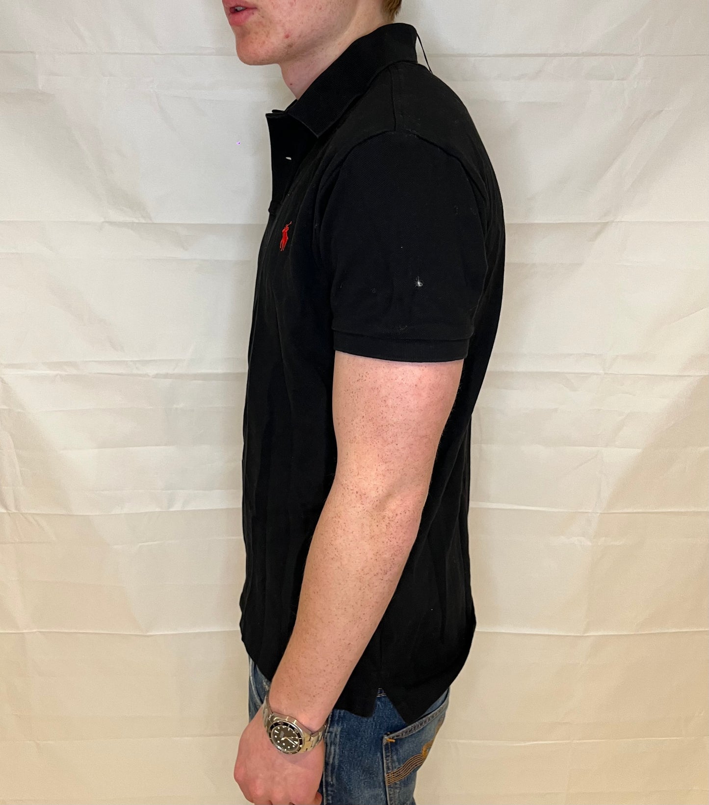Polo Ralph Lauren Slim Fit Polo Black Men's