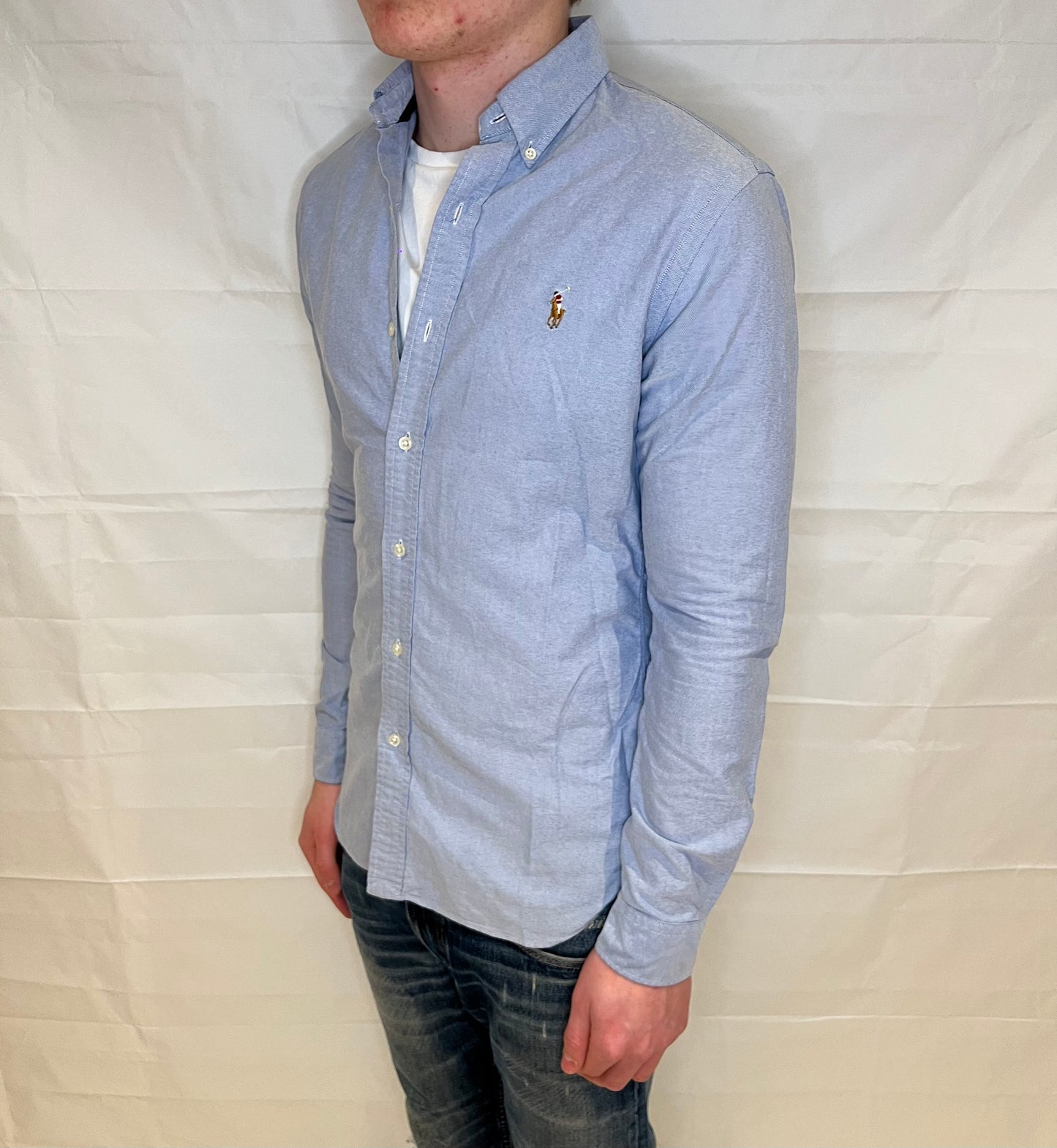 Polo Ralph Lauren Slim Fit Shirt Light Blue Men's