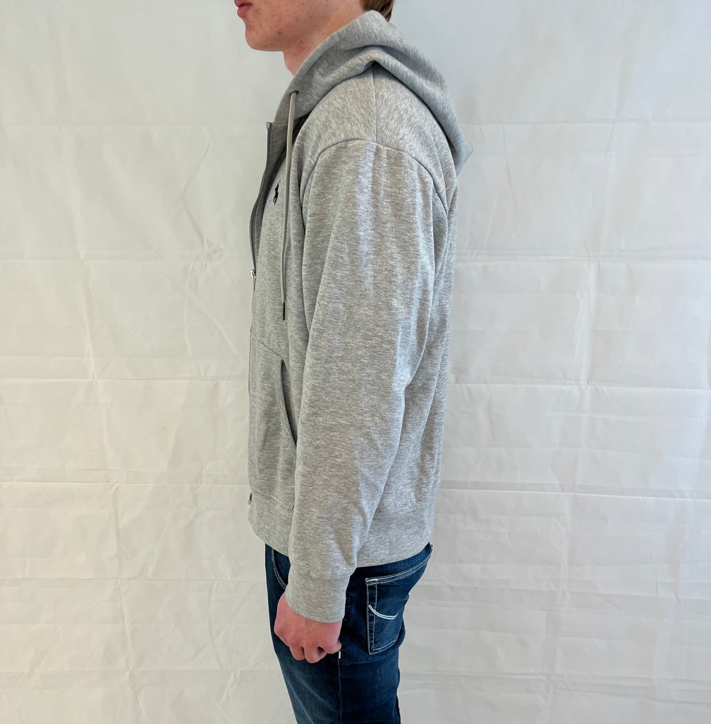 Polo Ralph Lauren Zip Hoodie Grey Men's