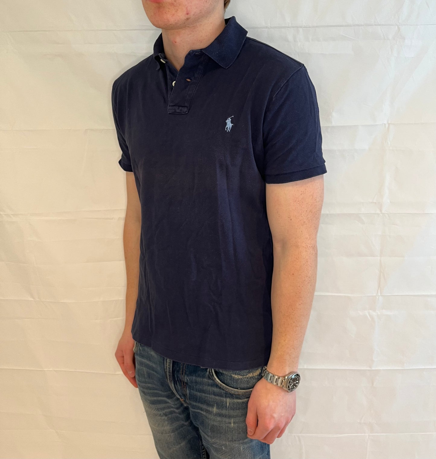 Polo Ralph Lauren Custom Slim Fit Polo Blue Men's