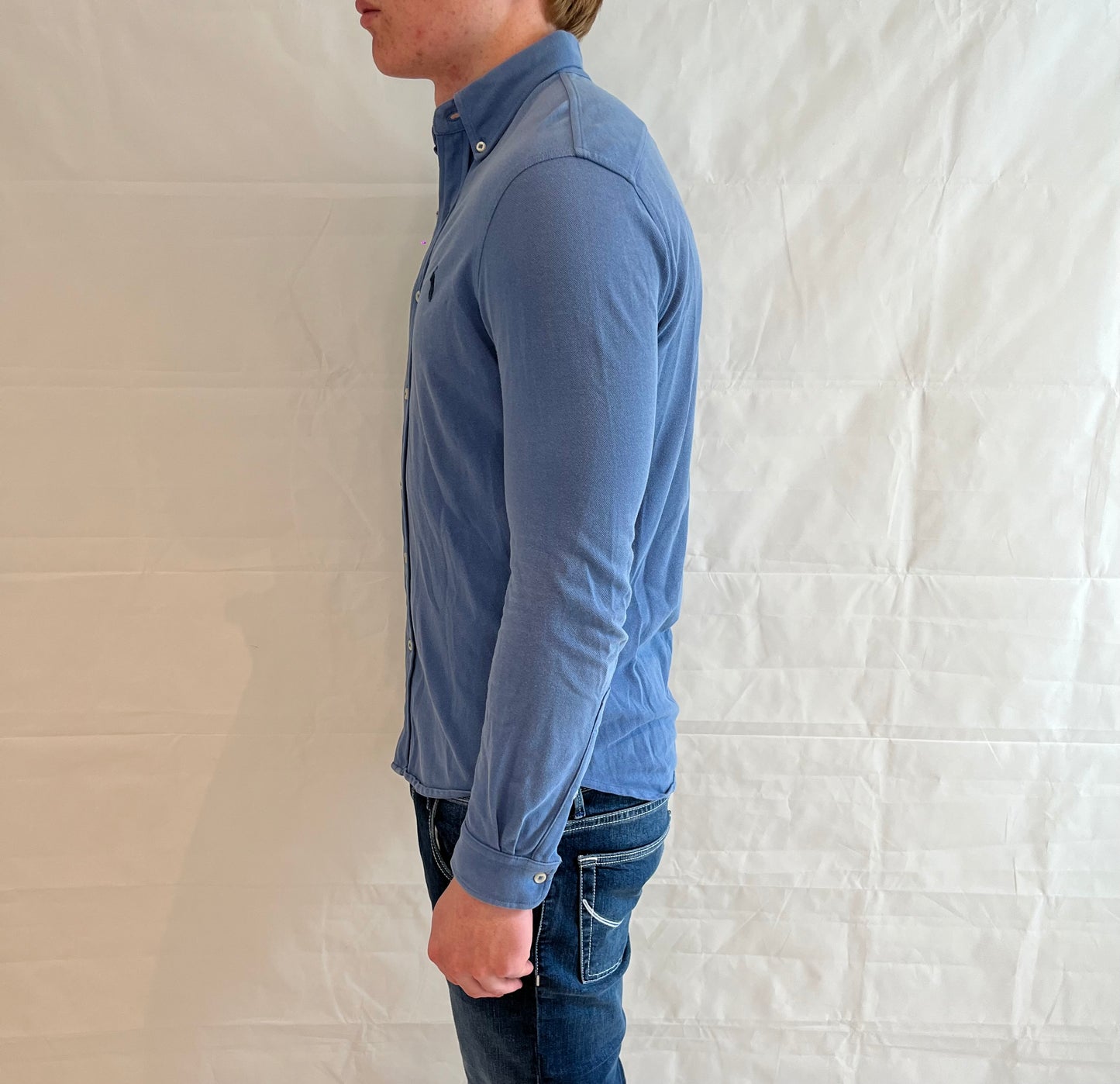 Polo Ralph Lauren Featherweight Mesh Shirt Blue Men's