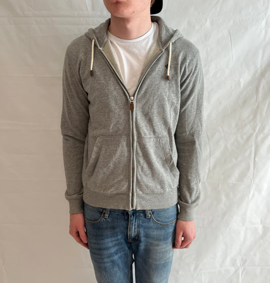 Morris Zip Hoodie Grey Men's