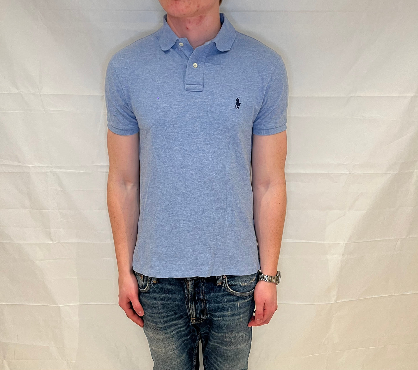 Polo Ralph Lauren Slim Fit Polo Light Blue Men's