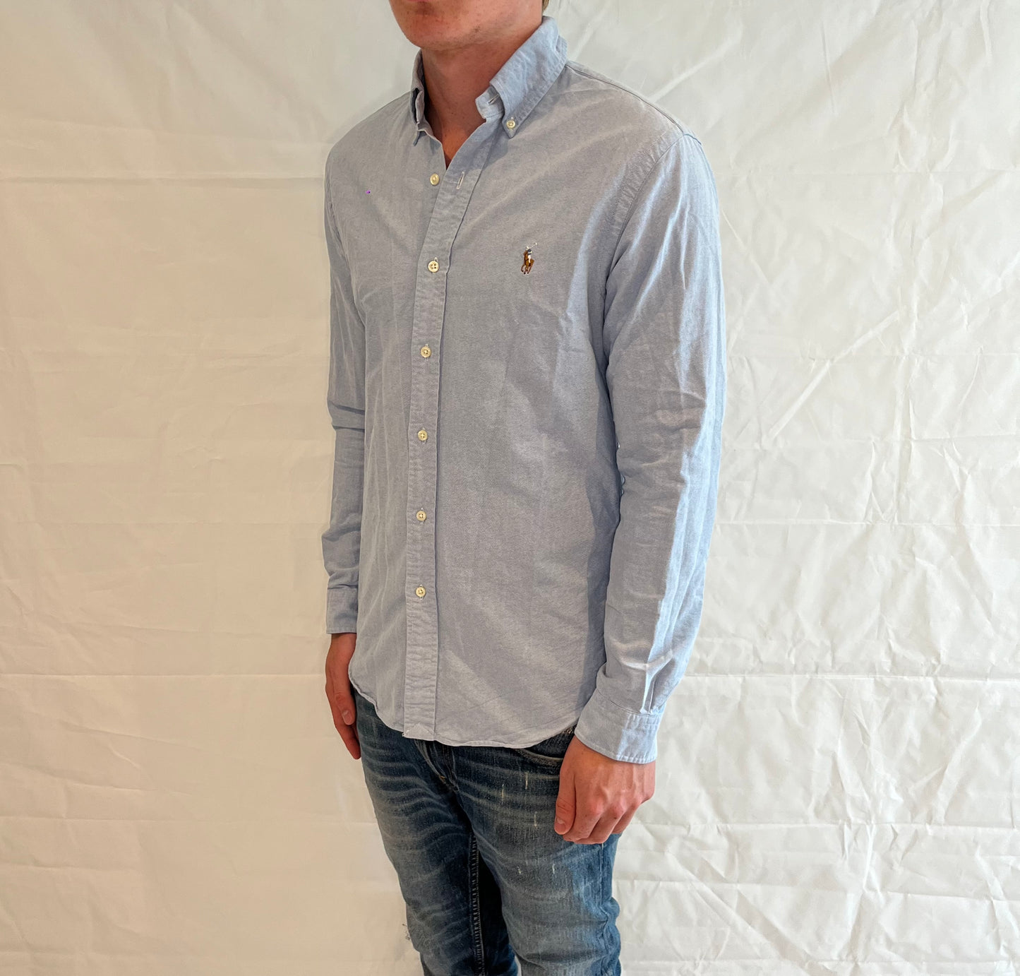 Polo Ralph Lauren Slim Fit Shirt Light Blue Men's