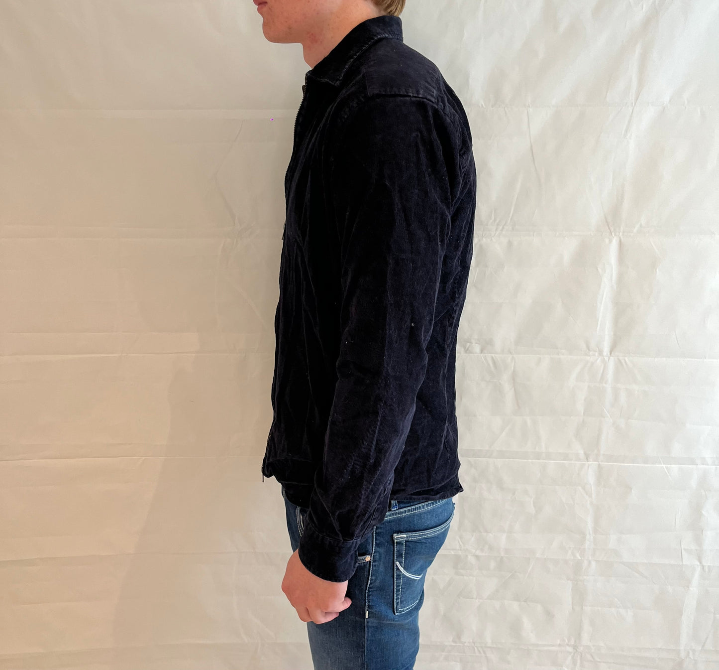 John Henric Overshirt Blue Men's