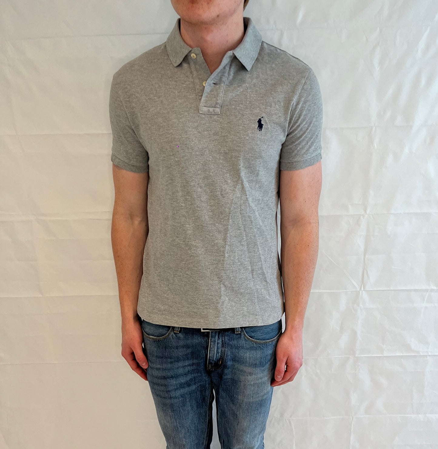 Polo Ralph Lauren Slim Fit Polo Grey Men's