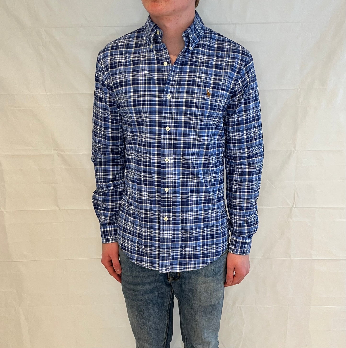 Polo Ralph Lauren Slim Fit Stretch Oxford Shirt Checked Men's