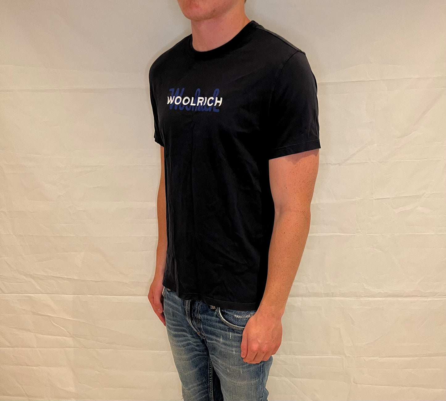 Woolrich T-shirt Blue Men's