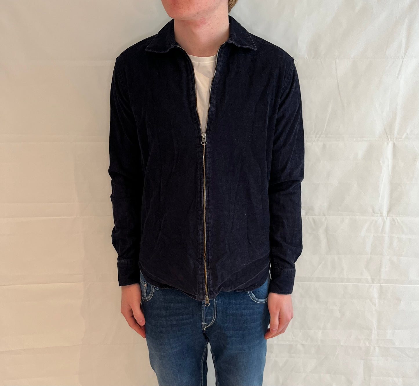 John Henric Overshirt Blue Men's