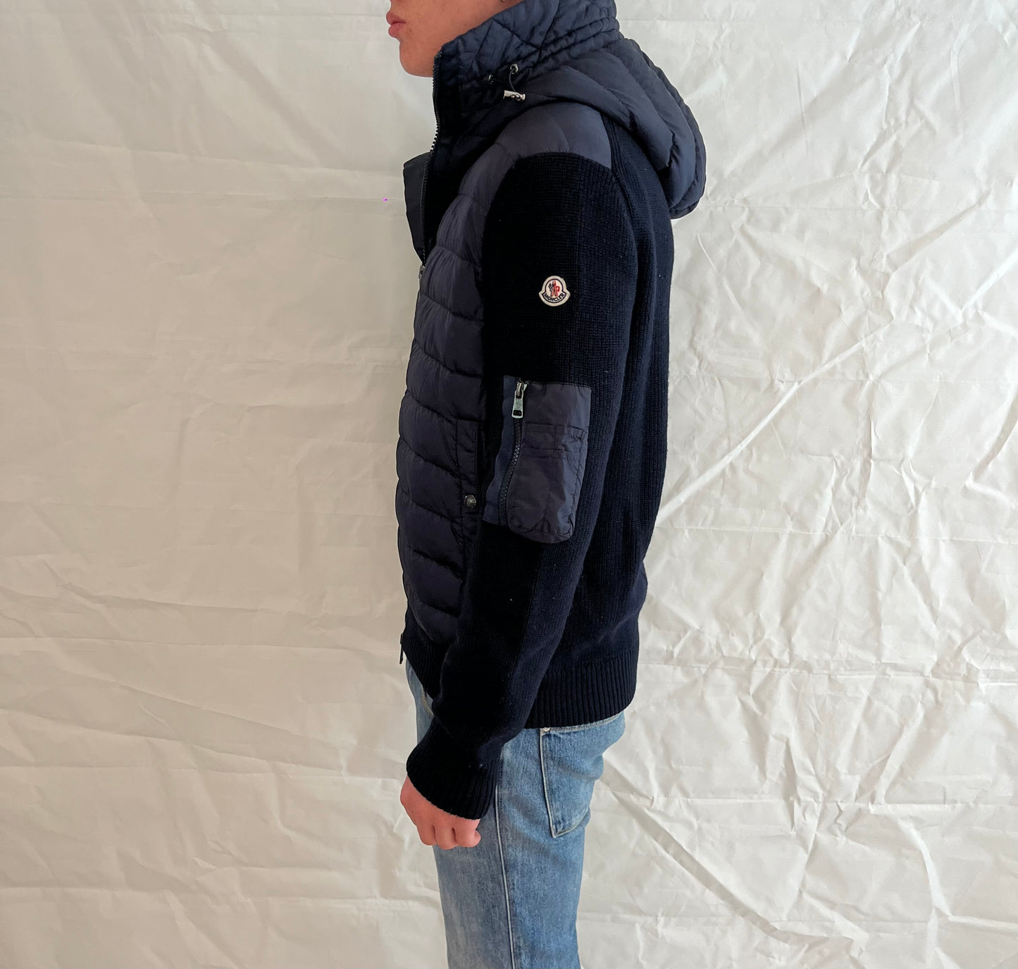 Moncler Tricot Cardigan Men's Blue