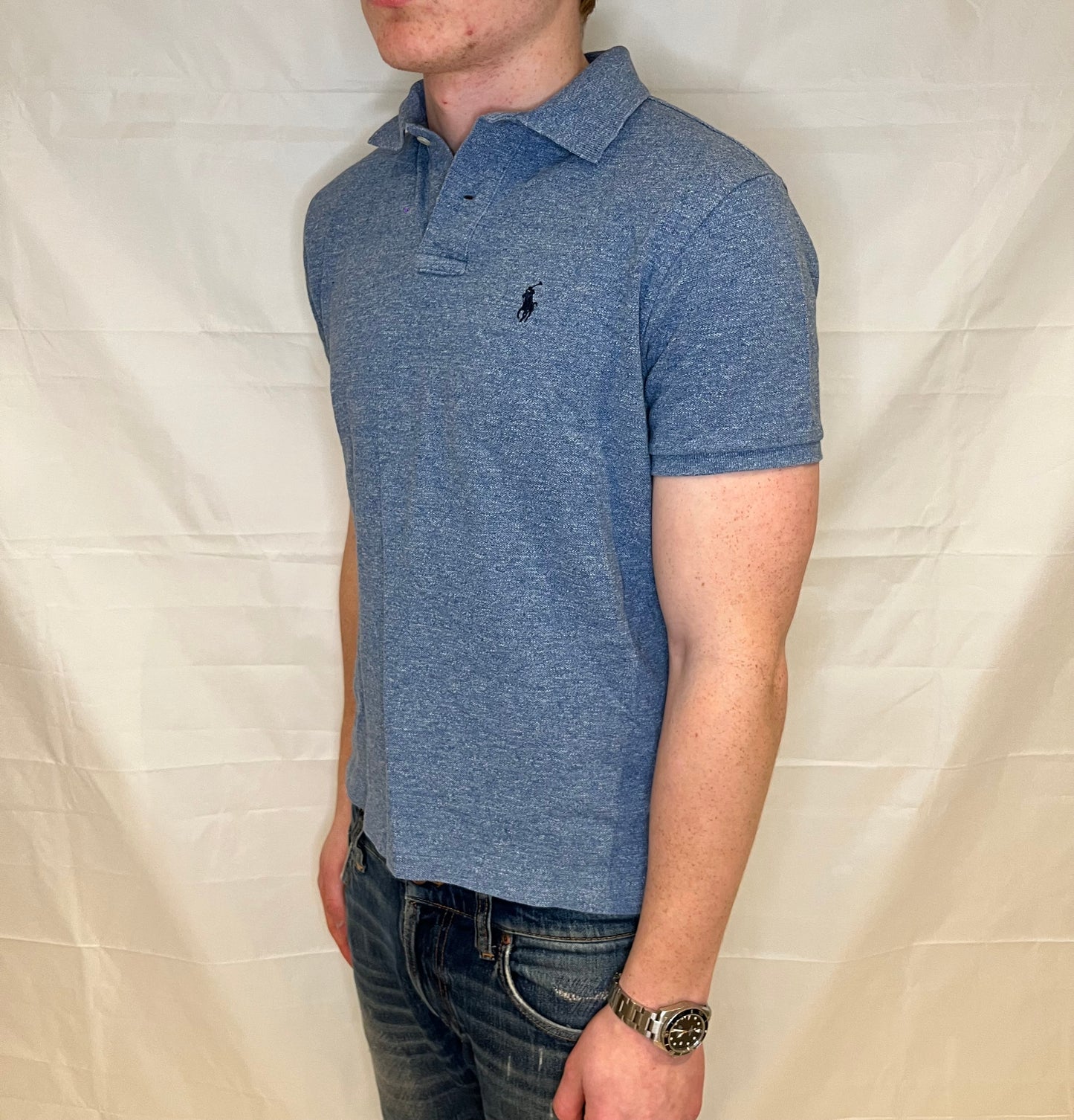 Polo Ralph Lauren Custom Slim Fit Polo Light Blue Men's