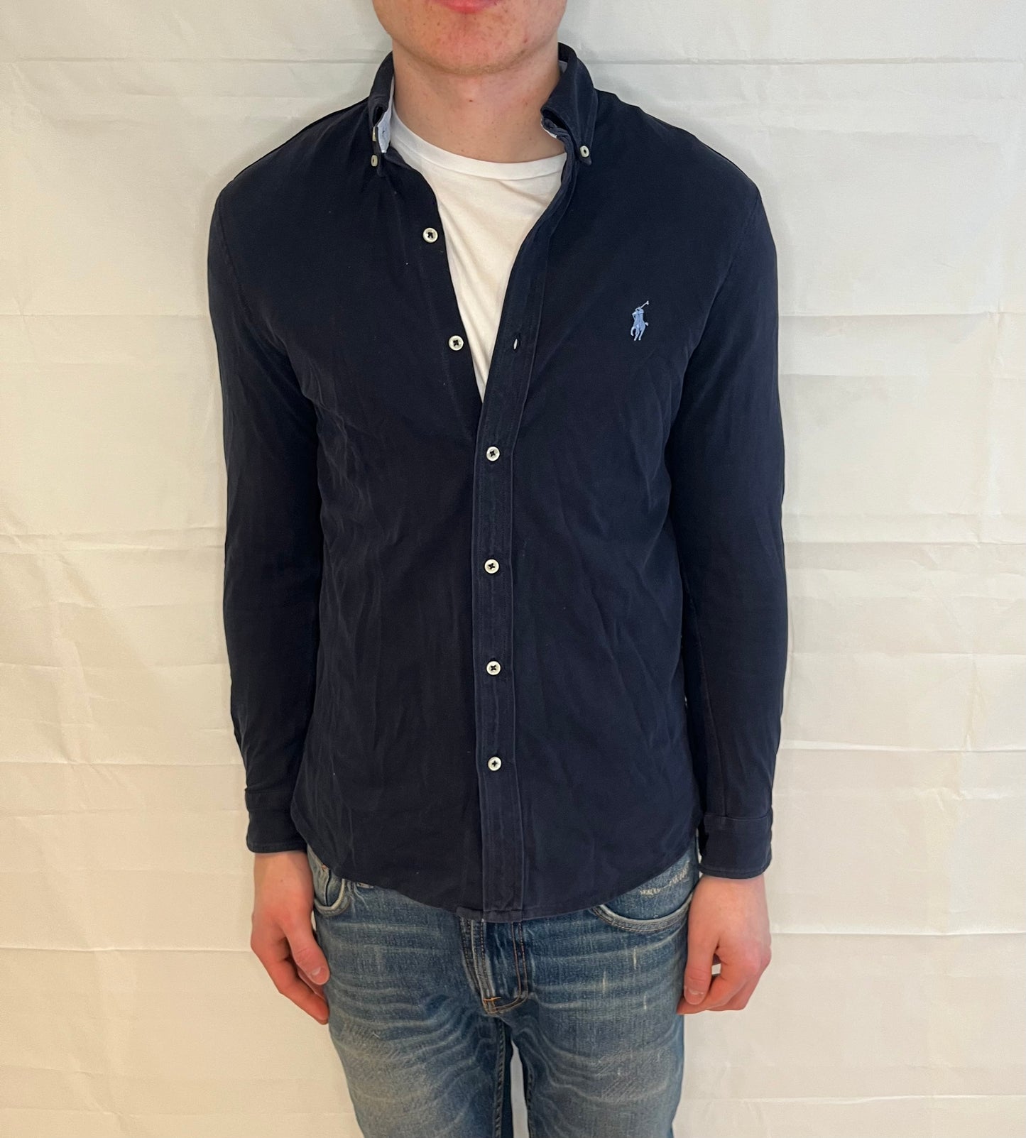Polo Ralph Lauren Featherweight Mesh Shirt Blue Men's