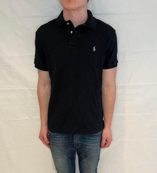 Polo Ralph Lauren Custom Slim Fit Polo Black Men's