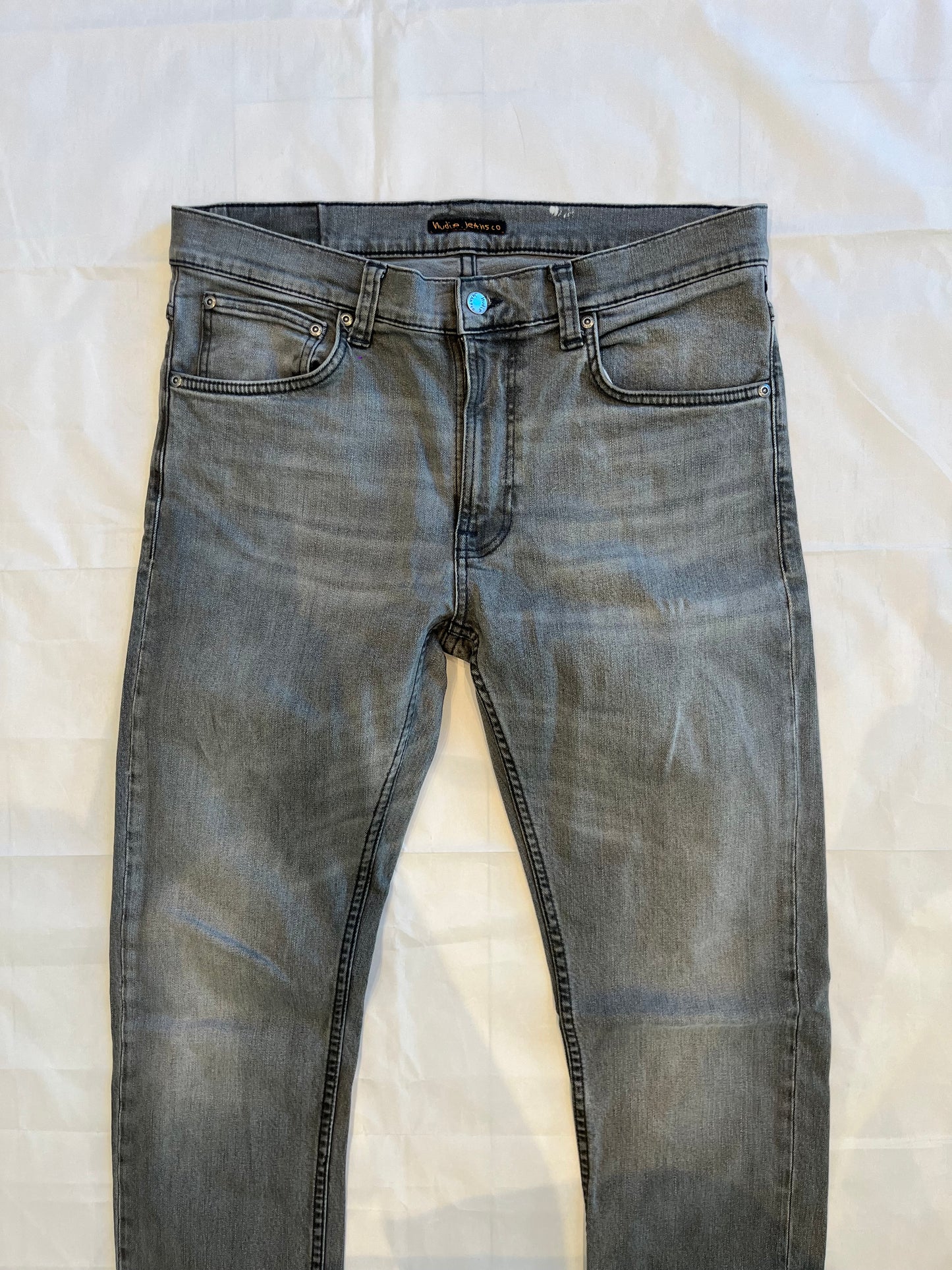 Nudie Lean Dean Jeans Grey Men's