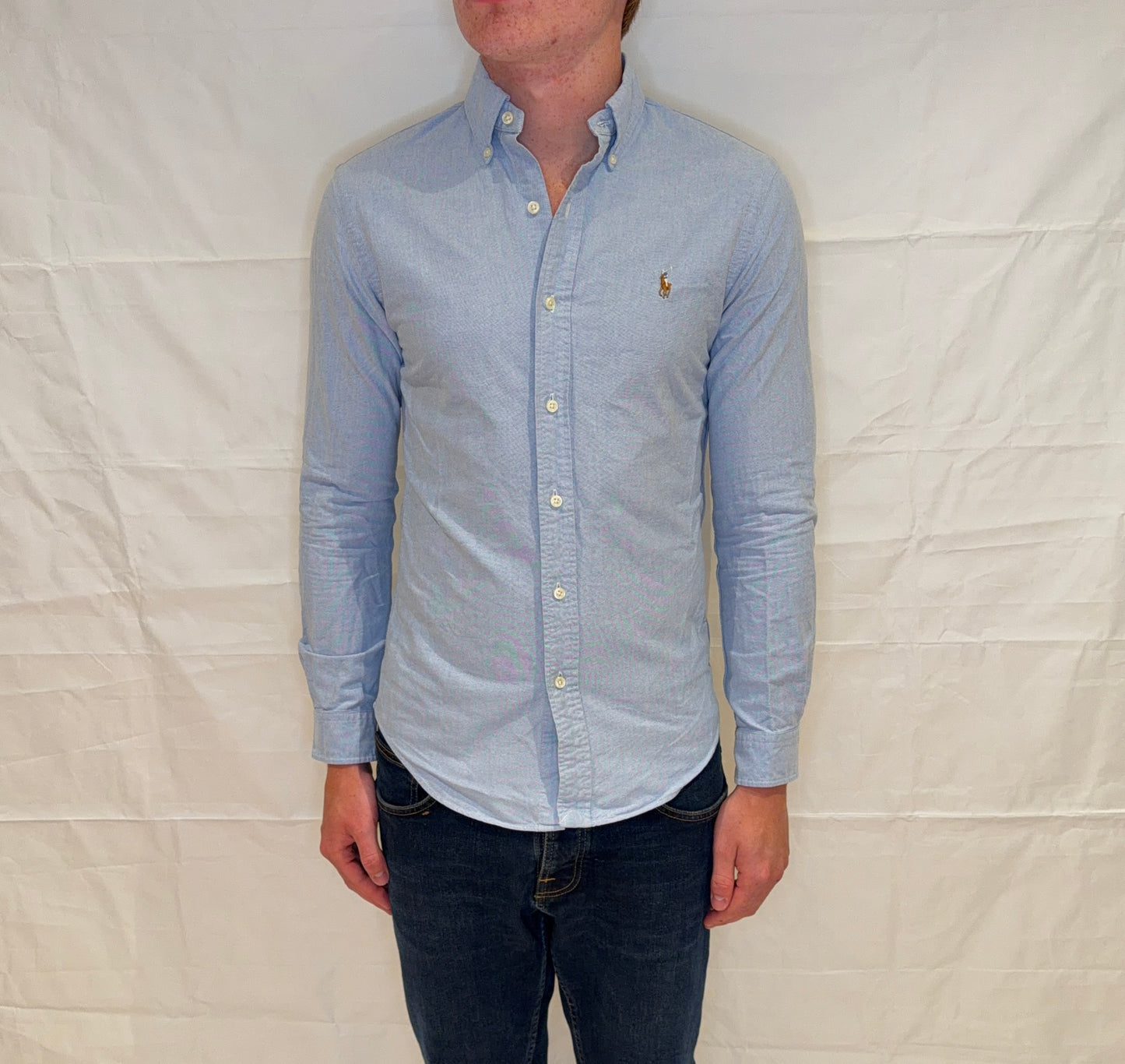 Polo Ralph Lauren Slim Fit Shirt Light Blue Men's