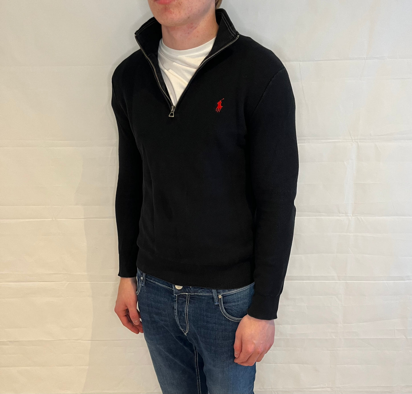 Polo Ralph Lauren Half Zip Black Men's
