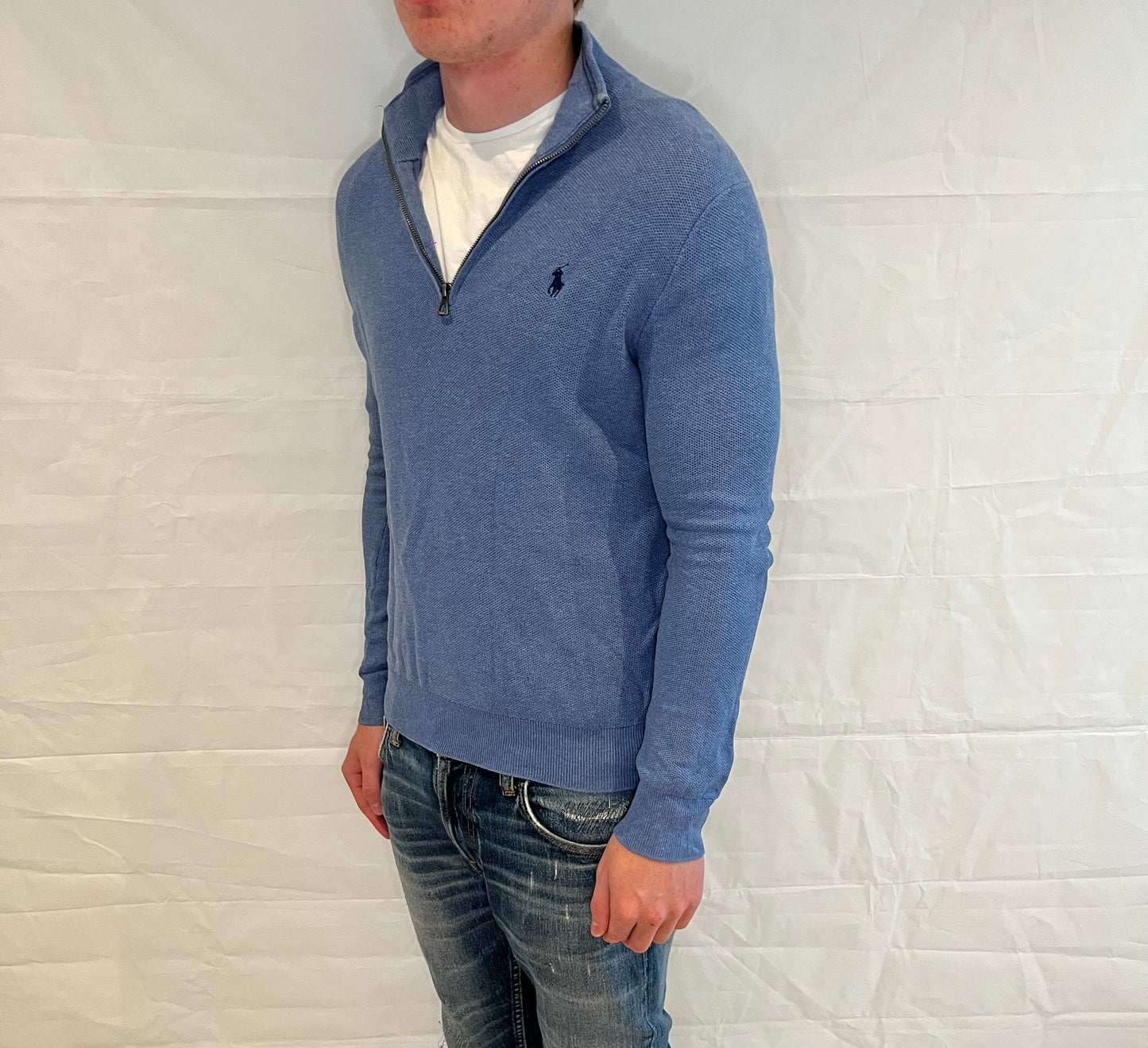 Polo Ralph Lauren Half Zip Light Blue Men's