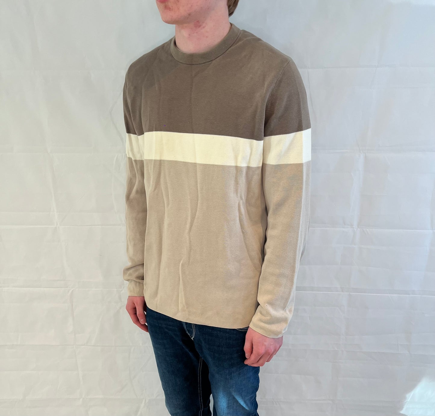 Massimo Dutti Sweater Beige Men's
