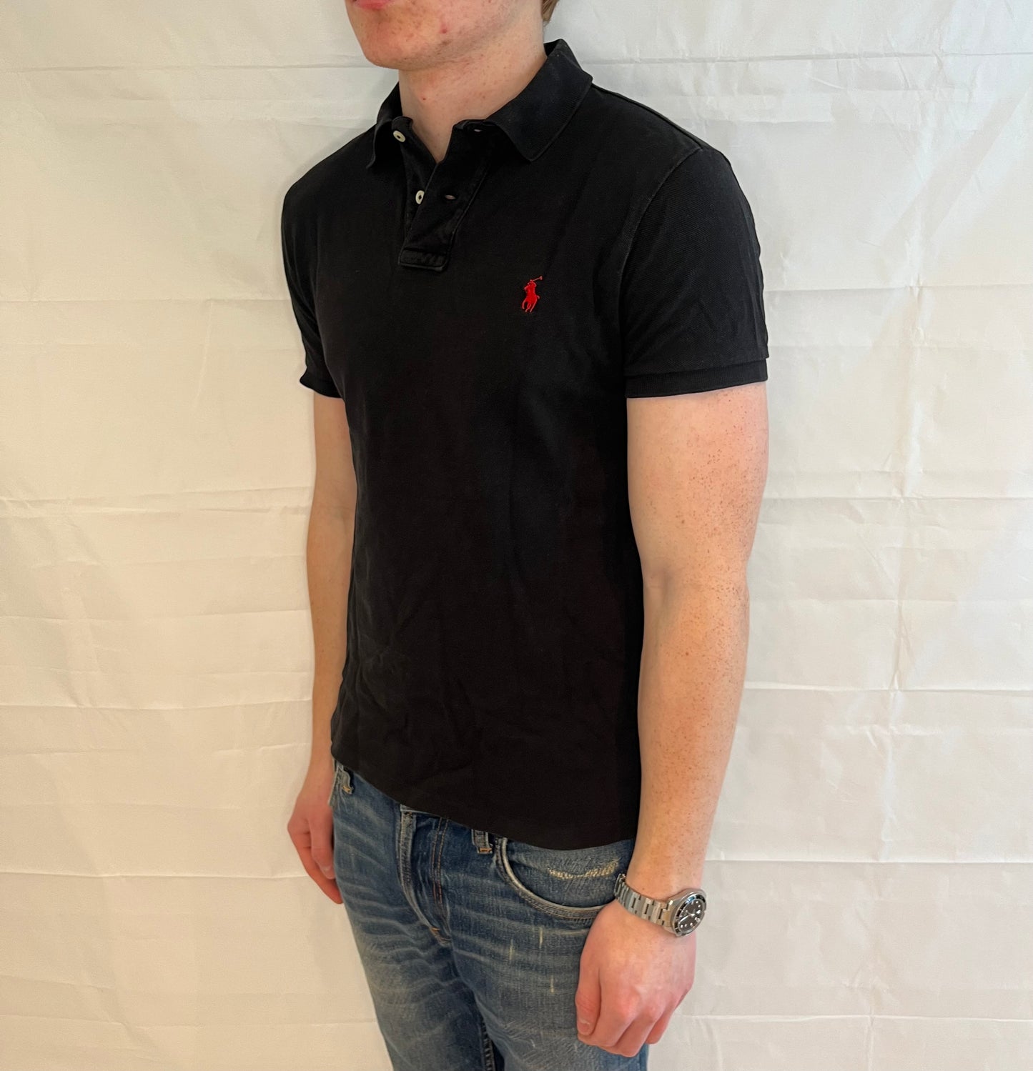 Polo Ralph Lauren Slim Fit Polo Black Men's
