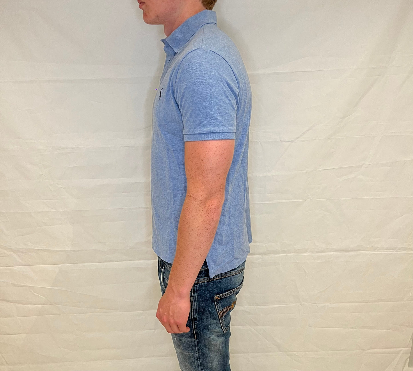 Polo Ralph Lauren Custom Slim Fit Polo Light Blue Men's