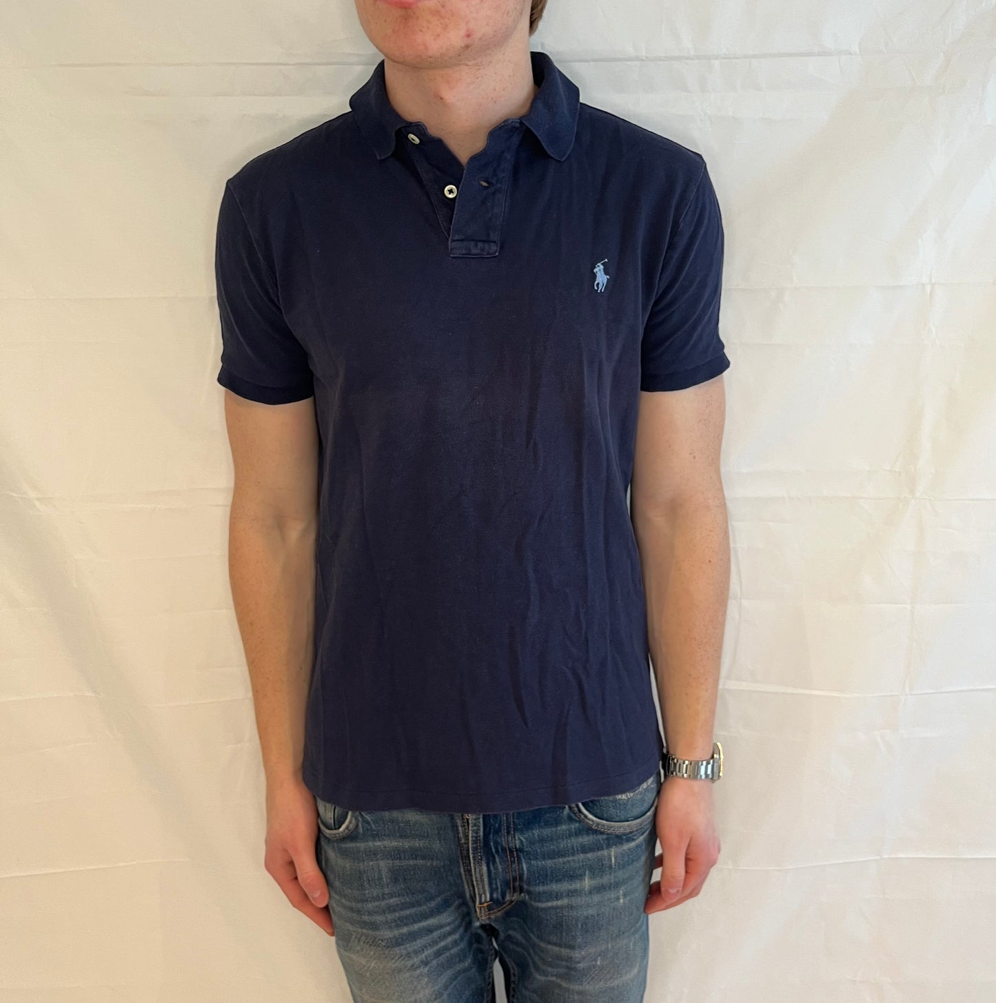 Polo Ralph Lauren Custom Slim Fit Polo Blue Men's