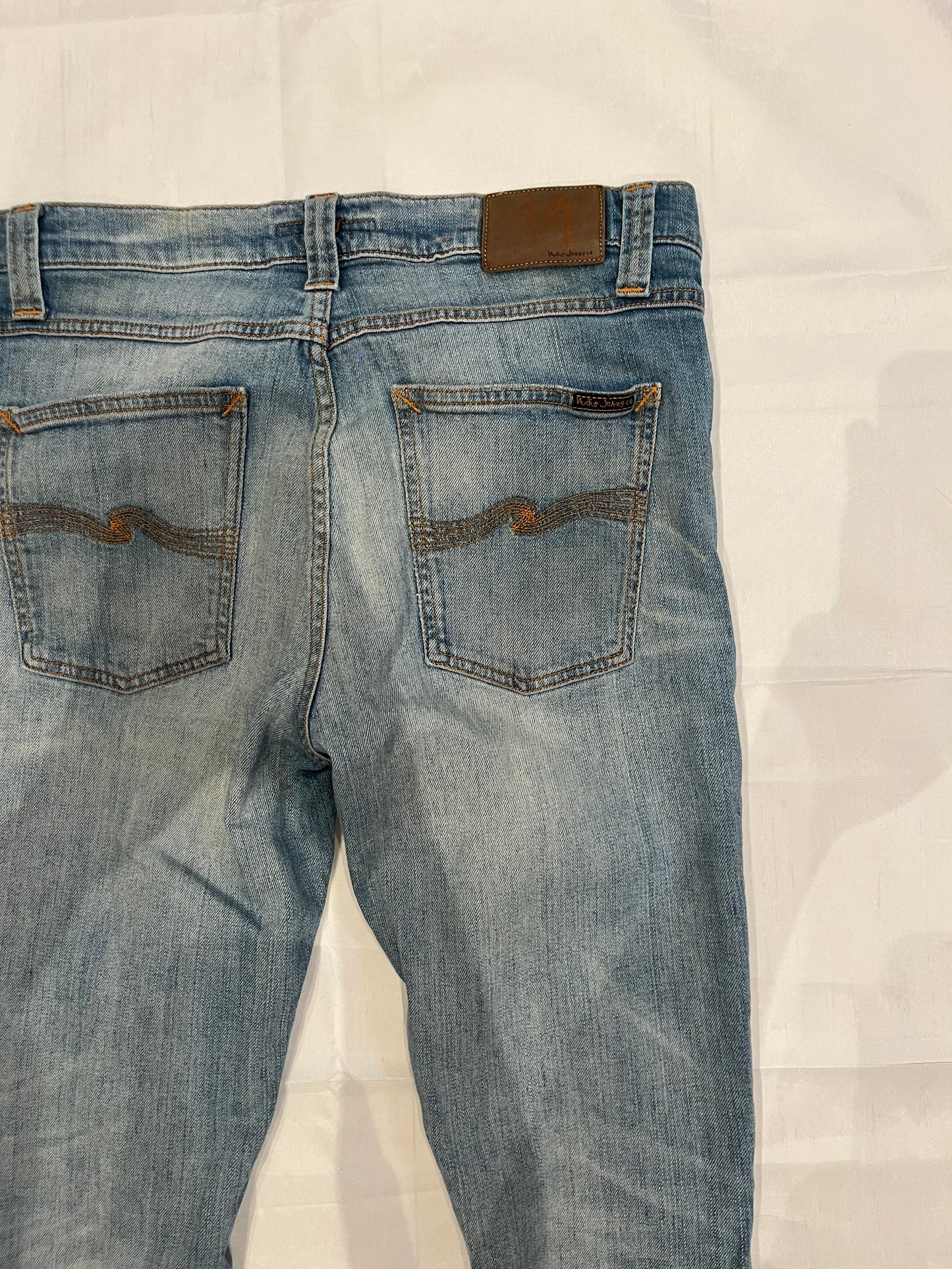 Nudie Lean Dean Jeans Light Blue Men's