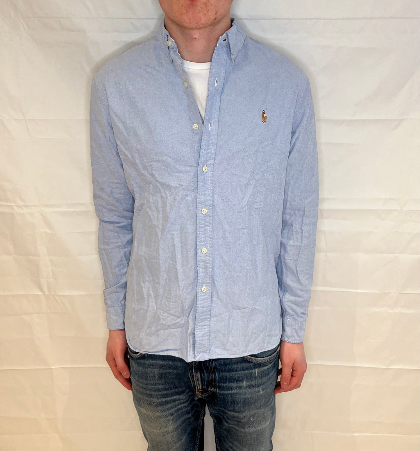Polo Ralph Lauren Slim Fit Shirt Light Blue Men's