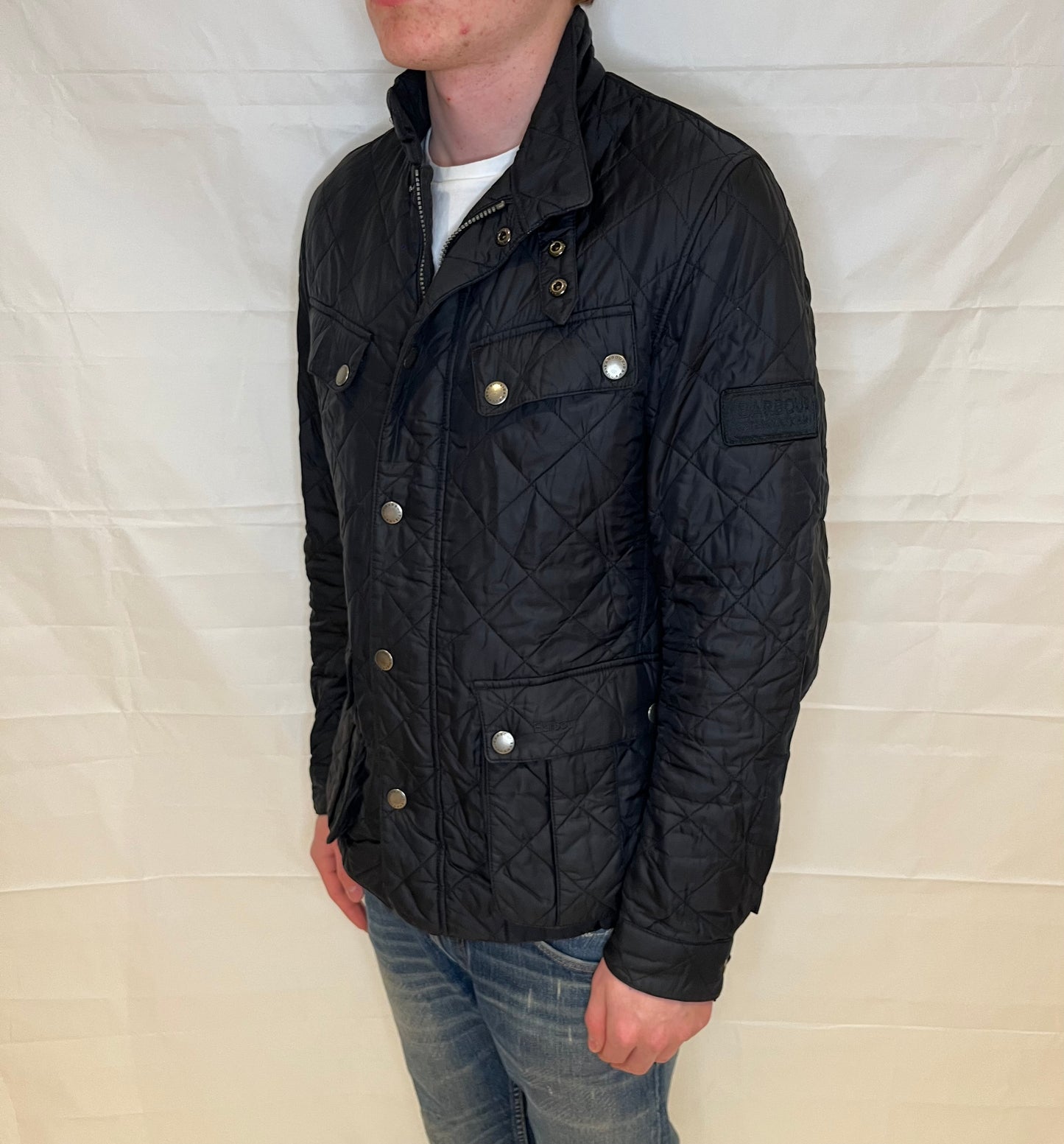 Barbour Jacket Blue Men's