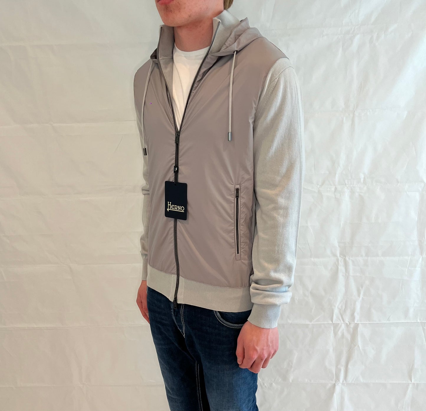 Herno Cardigan Grey Men's